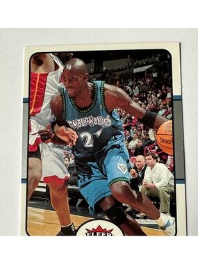 Kevin Garnett Minnesota Timberwolves #21 Basketball Card - Blue/Black Jersey